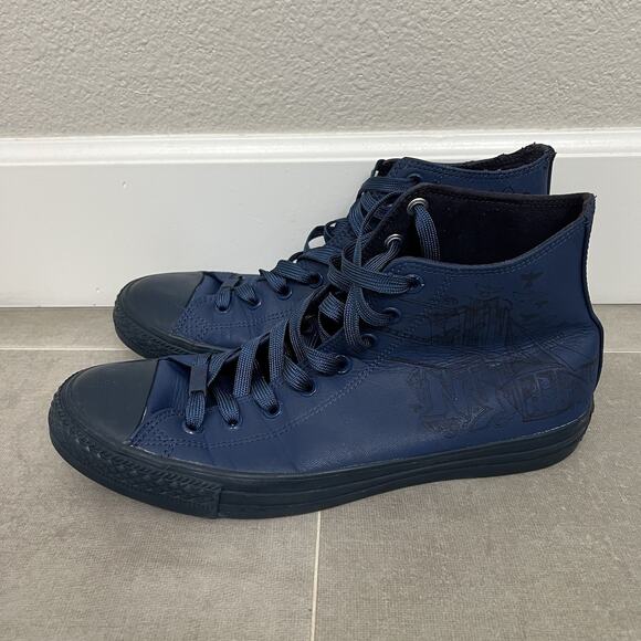 Converse CT All Star Hi Mens 10/Womens 12 Blhe Midnight Hour Sneaker Shoes - Picture 3 of 5